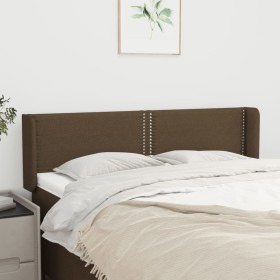 Kopfteil aus dunkelgrauem Stoff, 147 x 16 x 78/88 cm von vidaXL, Kopf- und Fußteile - Ref: Foro24-3118629, Preis: 55,41 €, Ra...