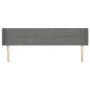 Kopfteil aus dunkelgrauem Stoff, 183 x 16 x 78/88 cm von vidaXL, Kopf- und Fußteile - Ref: Foro24-3118783, Preis: 67,41 €, Ra...