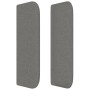 Kopfteil aus dunkelgrauem Stoff, 183 x 16 x 78/88 cm von vidaXL, Kopf- und Fußteile - Ref: Foro24-3118783, Preis: 68,22 €, Ra...