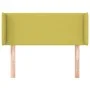 Cabecero de tela verde 103x16x78/88 cm de vidaXL, Cabeceros y pies de cama - Ref: Foro24-3118625, Precio: 40,38 €, Descuento: %