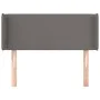 Kopfteil aus grauem Kunstleder, 93 x 16 x 78/88 cm von vidaXL, Kopf- und Fußteile - Ref: Foro24-3118710, Preis: 46,16 €, Raba...