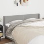 Kopfteil aus hellgrauem Stoff, 203 x 16 x 78/88 cm von vidaXL, Kopf- und Fußteile - Ref: Foro24-3118650, Preis: 59,63 €, Raba...