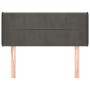 Dunkelgraues Samtkopfteil 83x16x78/88 cm von vidaXL, Kopf- und Fußteile - Ref: Foro24-3118799, Preis: 45,73 €, Rabatt: %