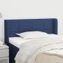 Cabecero de tela azul 103x16x78/88 cm de vidaXL, Cabeceros y pies de cama - Ref: Foro24-3118764, Precio: 48,36 €, Descuento: %