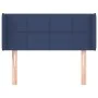 Cabecero de tela azul 103x16x78/88 cm de vidaXL, Cabeceros y pies de cama - Ref: Foro24-3118764, Precio: 48,36 €, Descuento: %
