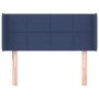 Kopfteil aus blauem Stoff, 103 x 16 x 78/88 cm von vidaXL, Kopf- und Fußteile - Ref: Foro24-3118764, Preis: 49,82 €, Rabatt: %