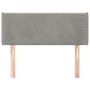 Hellgraues Samtkopfteil 103x16x78/88 cm von vidaXL, Kopf- und Fußteile - Ref: Foro24-3118670, Preis: 45,38 €, Rabatt: %