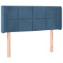Dunkelblaues Samtkopfteil 103x16x78/88 cm von vidaXL, Kopf- und Fußteile - Ref: Foro24-3118814, Preis: 61,98 €, Rabatt: %