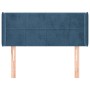 Dunkelblaues Samtkopfteil 103x16x78/88 cm von vidaXL, Kopf- und Fußteile - Ref: Foro24-3118814, Preis: 61,98 €, Rabatt: %