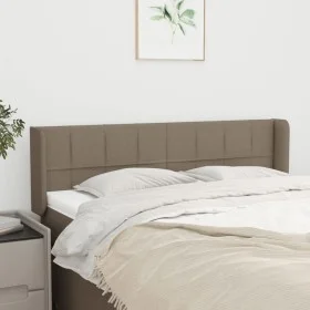 Taupe gray fabric headboard 147x16x78/88 cm by vidaXL, Headboards and footboards - Ref: Foro24-3118770, Price: 59,92 €, Disco...