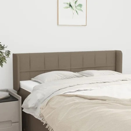 Cabecero de tela gris taupe 147x16x78/88 cm de vidaXL, Cabeceros y pies de cama - Ref: Foro24-3118770, Precio: 59,91 €, Descu...