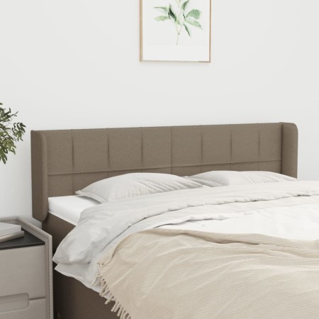 Kopfteil aus taupegrauem Stoff, 147 x 16 x 78/88 cm von vidaXL, Kopf- und Fußteile - Ref: Foro24-3118770, Preis: 58,46 €, Rab...