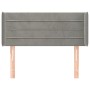 Hellgraues Samtkopfteil 83x16x78/88 cm von vidaXL, Kopf- und Fußteile - Ref: Foro24-3118938, Preis: 45,44 €, Rabatt: %