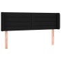 Cabecero de tela negro 147x16x78/88 cm de vidaXL, Cabeceros y pies de cama - Ref: Foro24-3118908, Precio: 67,80 €, Descuento: %