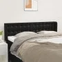 Cabecero de cuero sintético negro 147x16x78/88 cm de vidaXL, Cabeceros y pies de cama - Ref: Foro24-3118858, Precio: 68,58 €,...
