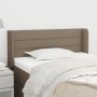 Cabecero de tela gris taupe 93x16x78/88 cm de vidaXL, Cabeceros y pies de cama - Ref: Foro24-3118894, Precio: 49,20 €, Descue...