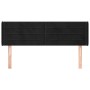 Kopfteil aus schwarzem Samt, 147 x 16 x 78/88 cm von vidaXL, Kopf- und Fußteile - Ref: Foro24-3118958, Preis: 54,79 €, Rabatt: %
