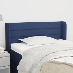 Blue fabric headboard 83x16x78/88 cm by vidaXL, Headboards and footboards - Ref: Foro24-3118888, Price: 45,41 €, Discount: %