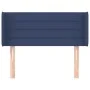 Blue fabric headboard 83x16x78/88 cm by vidaXL, Headboards and footboards - Ref: Foro24-3118888, Price: 45,41 €, Discount: %