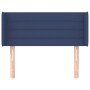 Kopfteil aus blauem Stoff, 83 x 16 x 78/88 cm von vidaXL, Kopf- und Fußteile - Ref: Foro24-3118888, Preis: 46,40 €, Rabatt: %