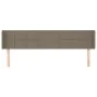 Cabecero de tela gris taupe 163x16x78/88 cm de vidaXL, Cabeceros y pies de cama - Ref: Foro24-3118778, Precio: 71,35 €, Descu...