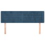 Dunkelblaues Samtkopfteil 147x16x78/88 cm von vidaXL, Kopf- und Fußteile - Ref: Foro24-3118820, Preis: 52,90 €, Rabatt: %
