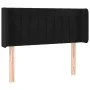 Kopfteil aus schwarzem Samt, 83 x 16 x 78/88 cm von vidaXL, Kopf- und Fußteile - Ref: Foro24-3119038, Preis: 43,25 €, Rabatt: %