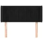 Kopfteil aus schwarzem Samt, 83 x 16 x 78/88 cm von vidaXL, Kopf- und Fußteile - Ref: Foro24-3119038, Preis: 43,25 €, Rabatt: %