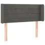 Dunkelgraues Samtkopfteil 83x16x78/88 cm von vidaXL, Kopf- und Fußteile - Ref: Foro24-3118939, Preis: 42,13 €, Rabatt: %