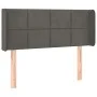 Kopfteil aus dunkelgrauem Samt, 93 x 16 x 78/88 cm von vidaXL, Kopf- und Fußteile - Ref: Foro24-3118805, Preis: 51,97 €, Raba...