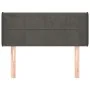 Kopfteil aus dunkelgrauem Samt, 93 x 16 x 78/88 cm von vidaXL, Kopf- und Fußteile - Ref: Foro24-3118805, Preis: 51,97 €, Raba...