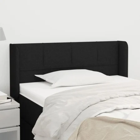 Kopfteil aus schwarzem Stoff, 103 x 16 x 78/88 cm von vidaXL, Kopf- und Fußteile - Ref: Foro24-3118760, Preis: 41,67 €, Rabat...