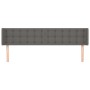 Kopfteil aus grauem Kunstleder, 183 x 16 x 78/88 cm von vidaXL, Kopf- und Fußteile - Ref: Foro24-3118874, Preis: 83,78 €, Rab...