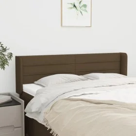 Dark gray fabric headboard 147x16x78/88 cm by vidaXL, Headboards and footboards - Ref: Foro24-3118909, Price: 68,97 €, Discou...