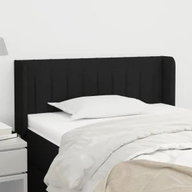 Kopfteil aus schwarzem Stoff, 103 x 16 x 78/88 cm von vidaXL, Kopf- und Fußteile - Ref: Foro24-3118998, Preis: 38,91 €, Rabat...