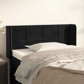 Kopfteil aus schwarzem Samt, 83 x 16 x 78/88 cm von vidaXL, Kopf- und Fußteile - Ref: Foro24-3118800, Preis: 43,34 €, Rabatt: %