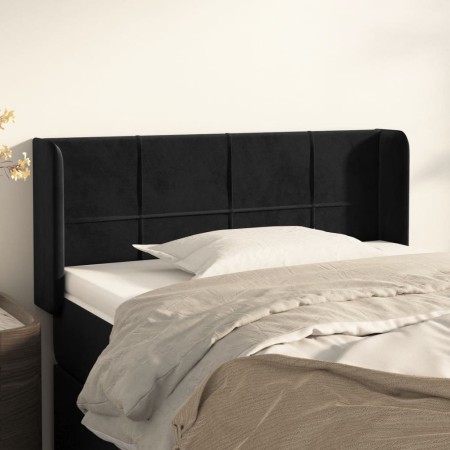Kopfteil aus schwarzem Samt, 83 x 16 x 78/88 cm von vidaXL, Kopf- und Fußteile - Ref: Foro24-3118800, Preis: 46,03 €, Rabatt: %