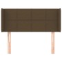 Kopfteil aus dunkelbraunem Stoff, 83 x 16 x 78/88 cm von vidaXL, Kopf- und Fußteile - Ref: Foro24-3118745, Preis: 46,86 €, Ra...