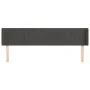Dark gray velvet headboard 203x16x78/88 cm by vidaXL, Headboards and footboards - Ref: Foro24-3119073, Price: 75,21 €, Discou...