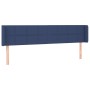 Kopfteil aus blauem Stoff, 203 x 16 x 78/88 cm von vidaXL, Kopf- und Fußteile - Ref: Foro24-3118796, Preis: 68,66 €, Rabatt: %