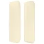 Cabecero de cuero sintético color crema 103x16x78/88 cm de vidaXL, Cabeceros y pies de cama - Ref: Foro24-3118854, Precio: 53...