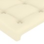 Kopfteil aus cremefarbenem Kunstleder, 103 x 16 x 78/88 cm von vidaXL, Kopf- und Fußteile - Ref: Foro24-3118854, Preis: 54,90...