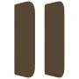 Cabecero de tela marrón oscuro 83x16x78/88 cm de vidaXL, Cabeceros y pies de cama - Ref: Foro24-3118983, Precio: 38,77 €, Des...