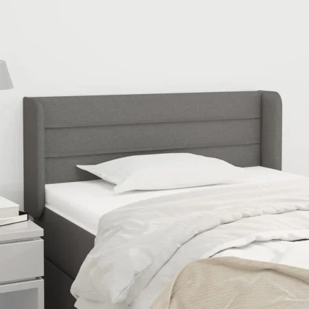 Kopfteil aus dunkelgrauem Stoff, 103 x 16 x 78/88 cm von vidaXL, Kopf- und Fußteile - Ref: Foro24-3118899, Preis: 49,53 €, Ra...
