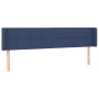 Kopfteil aus blauem Stoff, 163 x 16 x 78/88 cm von vidaXL, Kopf- und Fußteile - Ref: Foro24-3118780, Preis: 63,50 €, Rabatt: %