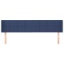 Kopfteil aus blauem Stoff, 163 x 16 x 78/88 cm von vidaXL, Kopf- und Fußteile - Ref: Foro24-3118780, Preis: 63,50 €, Rabatt: %