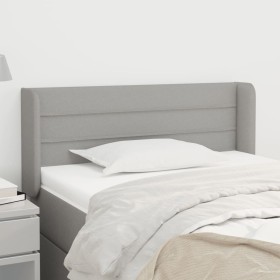Kopfteil aus hellgrauem Stoff, 103 x 16 x 78/88 cm von vidaXL, Kopf- und Fußteile - Ref: Foro24-3118898, Preis: 42,35 €, Raba...