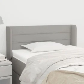 Light gray fabric headboard 103x16x78/88 cm by vidaXL, Headboards and footboards - Ref: Foro24-3118898, Price: 41,61 €, Disco...