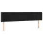 Cabecero de terciopelo negro 183x16x78/88 cm de vidaXL, Cabeceros y pies de cama - Ref: Foro24-3118830, Precio: 79,90 €, Desc...