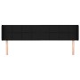 Black fabric headboard 163x16x78/88 cm by vidaXL, Headboards and footboards - Ref: Foro24-3118776, Price: 60,39 €, Discount: %